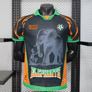 コートジボワール ワールドカップ ホーム サッカーユニフォーム 卸売 Tシャツ サッカー ジャージ カスタムメイド プラッシュ 高品質 メンズ スポーツウェア - Product Image 3