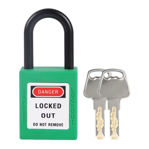 Équipement <span class=keywords><strong>de</strong></span> verrouillage <span class=keywords><strong>de</strong></span> sécurité LOTO 38 mm, <span class=keywords><strong>cadenas</strong></span> en nylon durable antivol avec système <span class=keywords><strong>de</strong></span> clé maîtresse - Product Image 3