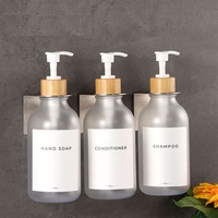 Botol Plastik Kemasan Kustom untuk Sampo, Botol Pompa Plastik untuk Body Lotion 300ml 500ml, Botol untuk Sabun Cuci Tangan