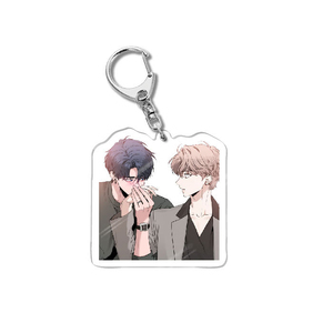 พวงกุญแจอะคริลิคการ์ตูนรูปสุนัขคู่รัก BL ซีรีส์อนิเมะ ของตกแต่งกระเป๋าเป้สะพายหลัง - Product Image 2