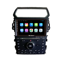Pour Ford Explorer 2011-2019, autoradio Android avec écran tactile de 10 pouces, double DIN, octa-core, quad, GPS, navigation