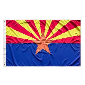 便宜的价格3X5ft聚酯美国国旗亚利桑那州国旗