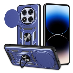 Support d'anneau d'armure pour <span class=keywords><strong>Samsung</strong></span> Galaxy Slide Cover Camera Privacy Case pour Redmi Note 14 Pro + <span class=keywords><strong>5G</strong></span> TPU + PC Phone Case - Product Image 1