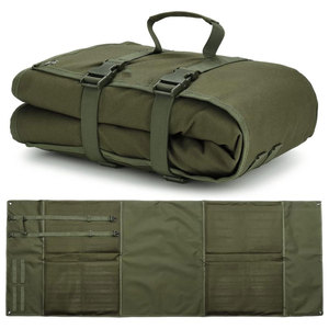 Tapis de tir tactique pliable et portable Kango, imperméable, noir, avec poignée de transport - Product Image 3