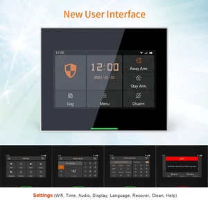 Tuya Smart High-Grade GSM WIFI Sistema de seguridad para el hogar Material ABS Kit grande con fuente de alimentación de batería PST-H502-4GEU - Product Image 4