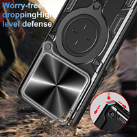 Casing HP TPU 360 Derajat Putar untuk Infinix Note 50 Pro 4G/Note 50 4G/Note 50X 5G, Pelindung Ponsel Anti Benturan Xmx