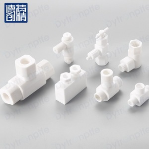 Dechuang <b>PTFE</b> Fittings Valves DC-008 For Chemical Resistance And High Temperature Applications - Product Image 3