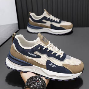Scarpe sportive da corsa da <span class=keywords><strong>uomo</strong></span> traspiranti con lacci, antiscivolo, per il tempo libero, di alta gamma, con suola in gomma, ammortizzanti, casual. - Product Image 5