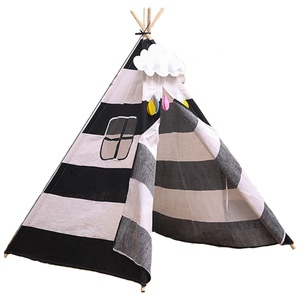 Intérieur Extérieur Jouet en Bois Massif <span class=keywords><strong>Tipi</strong></span> Tentes pour Enfants Tente pour Enfants Intérieur de <span class=keywords><strong>Voiture</strong></span> Tente de Décoration pour Enfants - Product Image 2