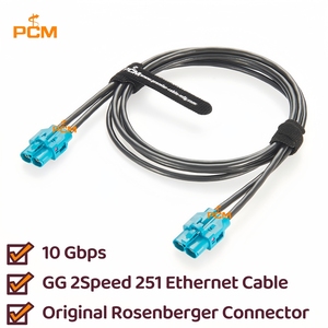 Cable Ethernet Automotriz H-MTD 2 en 1 con Carcasa Doble para NVIDIA DRIVE AGX <span class=keywords><strong>Thor</strong></span>, Conducción Autónoma, ADAS, Robótica, V2X - Product Image 2