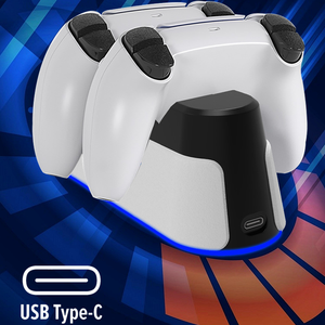 Nueva estación de carga del controlador para la base del <span class=keywords><strong>cargador</strong></span> PlayStation 5 para los muelles de carga dual PS5 Elite con <span class=keywords><strong>cargador</strong></span> de luces RGB - Product Image 6
