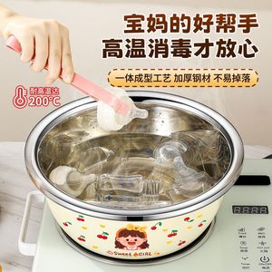 ชุดกระชอนสแตนเลส 2 ชิ้น พร้อมตะกร้ากรอง สำหรับล้างผักและใช้ในครัว - Product Image 5