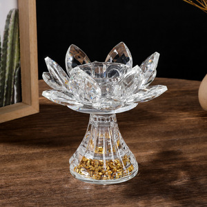 Soporte de incienso de vidrio con cubierta de cristal Decoración de fiesta de <span class=keywords><strong>Oriente</strong></span> Medio Estufa de aroma de carbón Juego de quemador Mabkhara dorado de <span class=keywords><strong>Oriente</strong></span> Medio - Product Image 4