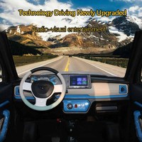 Mini Coche Eléctrico de Cuatro Asientos de Alta Calidad, Vehículo de Nueva Energía de Cuatro Ruedas, Taxi Eléctrico Modelo 2025