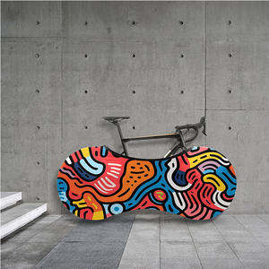 Housse <span class=keywords><strong>de</strong></span> vélo personnalisée pour l'extérieur avec impression <span class=keywords><strong>de</strong></span> logo OEM ODM, tissu résistant aux intempéries, drapeau <span class=keywords><strong>de</strong></span> promotion pour vélo - Product Image 4