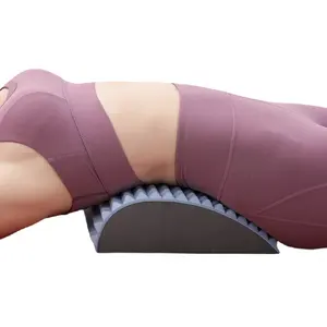 Maca de yoga para costas, tração lombar Eva, placa de segurança para costas, maca ideal para alívio de dor nas costas, ideal para uso em ambientes de venda