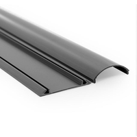 Goulotte de câblage PVC semi-circulaire coulissante sur mesure pour plancher