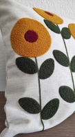 Taies d'oreiller en coton tricoté à motif uni, style rétro abstrait, pour la maison, antibactériennes, personnalisables