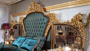 Модная эксклюзивная кровать размера California King из массива дерева с изголовьем для домашней мебели - Product Image 4