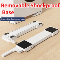 Support de rangement durable pour appareils électroménagers, base mobile pour machine à laver et réfrigérateur, support de sol multifonctionnel