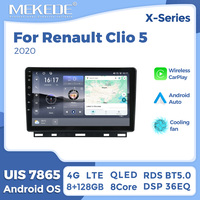 MEKEDE X10 X20 X30 X40 UIS7865 8+128G QLED AKM DSP CarPlay sans fil Android Auto pour Renault Clio 5 2020