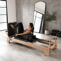 Machine de Pilates Reformer avec résistance réglable pour un entraînement complet du corps à domicile