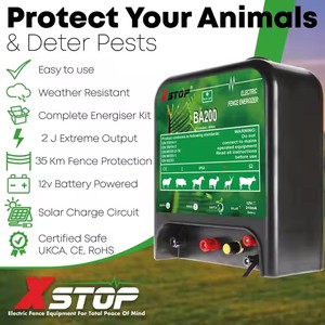 <span class=keywords><strong>Batterie</strong></span> 12V et alimentation secteur 2J énergie stockée 35km électrificateur de clôture électrique à choc fort <span class=keywords><strong>pour</strong></span> animaux - Product Image 2