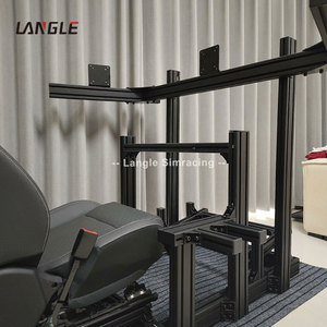 Fabricant 4080 40120 Simulateur Cadre en aluminium Sim Racing Rig Game Play Racing <span class=keywords><strong>Cockpit</strong></span> Simulator Car - Product Image 4