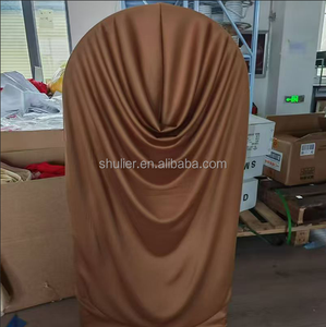 Copertura per <span class=keywords><strong>Arco</strong></span> in Spandex Poliestere Marrone Cioccolato, Decorazione per Feste, Misura Personalizzabile, Facile da Montare per Decorazioni Matrimoniali - Product Image 3