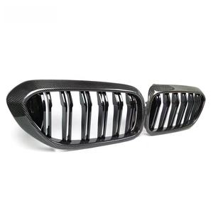 Parachoques Delantero de Fibra de Carbono, Rejilla Dividida de Entrada de Aire de Doble Riñón para <span class=keywords><strong>BMW</strong></span> Serie 5, G30, F90, M5, 2017-2019, 530i, 540i, M550i - Product Image 1