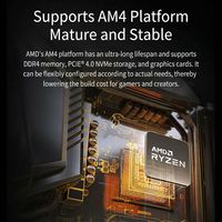 OEM AMD Ryzen 5 5500X3D 6-Core 12-Thread L3 Cache 96MB Platform AM4 Menggunakan Memori DDR4 Prosesor Desktop untuk Pemain Game Online