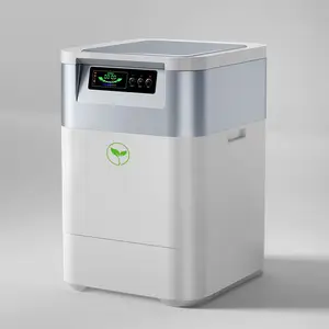 Automatisches Recycling Kompostieren von Küchenabfällen zuhause 50 Batterie Edelstahl Charge ABS Kunststoff Kommutationsmotor Ofen