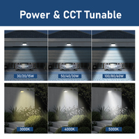 Luces LED Industriales para Almacenes IP65 de Alta Luminosidad, 135LM/W, 50W/40W/30W, Construcción de Aluminio, Gran Venta