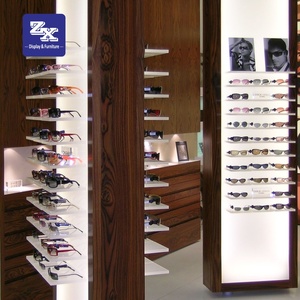 Optician cửa hàng phụ kiện kính hiển thị đứng với LED hiển thị kính tủ với <span class=keywords><strong>Acrylic</strong></span> kệ kính cửa hàng hiển thị - Product Image 1