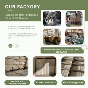2025 Eco jfb แท่งไม้บาร์บีคิว150มม. ไม้เสียบเคบับไม้ไผ่เนื้อแกะสำหรับปิกนิกตั้งแคมป์ - Product Image 6