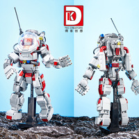 DK 5028 2024 NOUVEAU Modèle de briques techniques d'astronaute spatial 3 en 1, jouet à assembler pour enfants, cadeaux, 850 pièces, ensembles de blocs de construction