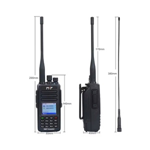 Tyt MD-UV390 băng tần kép DMR thu phát Walkie Talkie nghiệp dư IP67 không thấm nước ham hai cách phát thanh tyt uv390 DMR đài phát thanh kỹ thuật số - Product Image 5