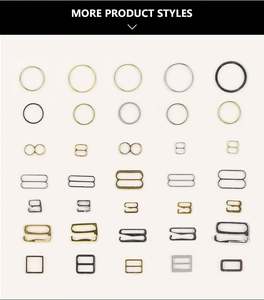 Wholesale Lingerie Metal <b>Adjustable</b> Hook Buckle Custom Bra Strap Hook - Product Image 6