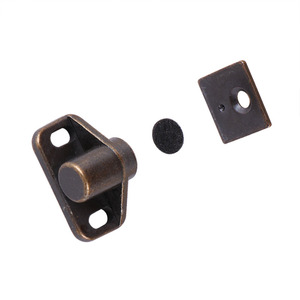 Loquet magnétique triangulaire en alliage de zinc Jiasheng pour porte et meuble, finition bronze antique - Product Image 5