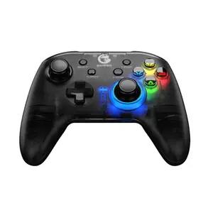 Gamepad T4W Gamepad Nirkabel Portabel, Kontroler Joystick Game dengan Saklar Berkabel untuk Ponsel PC