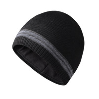 Groothandel Custom Hoge Kwaliteit Gebreide Winter Beanie Mannen Camouflage Dot Strik Patroon Muts Custom Patch Logo Voor Strand