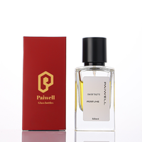 50ml 100ml Rectangle Vide Bouteille De Parfum En Verre Avec Boîte
