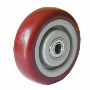 3 4 5 इंच का सिंगल ट्राली व्हील जिसमें pp नायलॉन पीपी रबर 100 125 मिमी कास्ट आयरन और पॉलीयूरेथेन सामग्री - Product Image 2