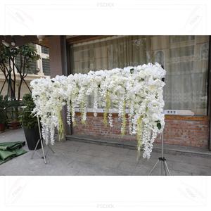 Decoración Artificial de Boda de Buena Calidad, Diseño de Rosas de Seda Artificiales, Flores Colgantes de Techo, Fondo de Pared para Bodas y Fiestas - Product Image 3