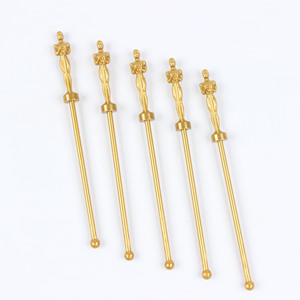 Agitadores de Cócteles con Temática de Óscar, Chapados en Oro, Reutilizables, Accesorios de Bar - Product Image 5