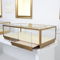 Vitrina de Exhibición MASTER Fashion a Prueba de Polvo y Arañazos, con Iluminación LED, para Exhibición de Joyería en Tiendas