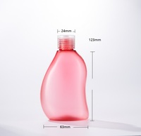 Xypackging 200ml 6.7oz Bouteilles d'échantillons de détergent à lessive en plastique PET vides, roses, uniques et petites, avec couvercles, prix de gros