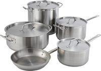 Marmite en acier inoxydable de qualité commerciale 25QT, brasero/marmite à braiser, grande marmite à induction robuste, écologique, pour la cuisson de soupes