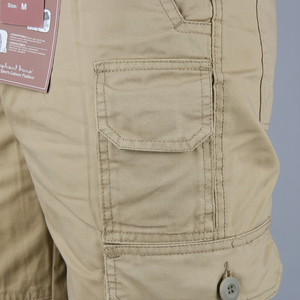 กางเกงยีนส์ผู้ชายทรงหลวมกระเป๋าข้างขนาดใหญ่กางเกงคาร์โก้ลำลองกางเกงวิ่งฮิปฮอปลายพราง - Product Image 1