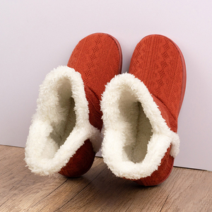 حذاء بوت جاكار محبوك بألوان مخصصة بتصميم جديد من النوع المفتوح لفصل الشتاء من المصنع مباشرة - Product Image 3